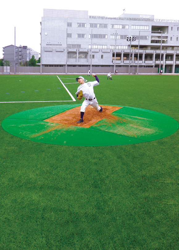 ピッチング マウンド 簡易型 移動式 - 練習機器